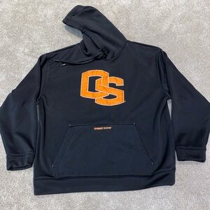 Oregon State Beavers‎ Hoodie Men's XL Black Orange